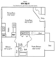 Morgan 2x1B 120 120 floor plan
